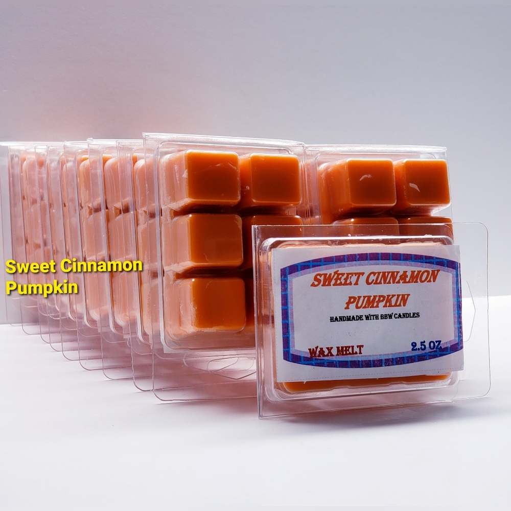 SWEET CINNAMON PUMPKIN -Bath & Body Works Candle Wax Melts- $8 per pack